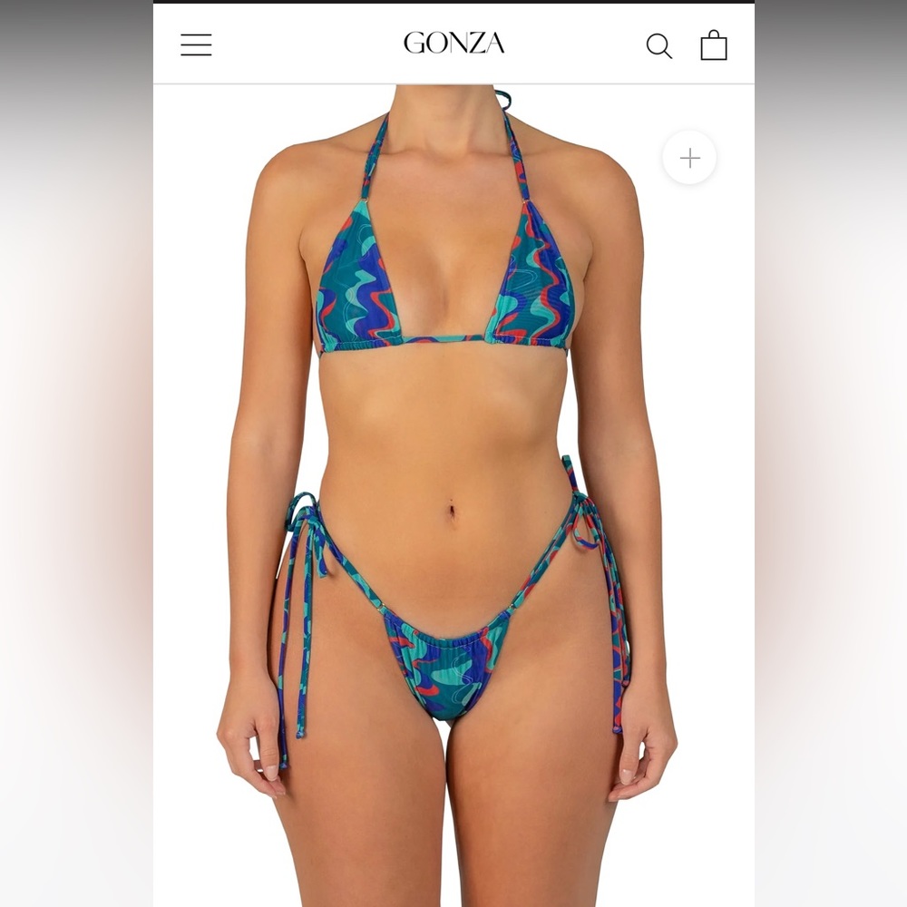 Gonza bikini in Mar print 🩵